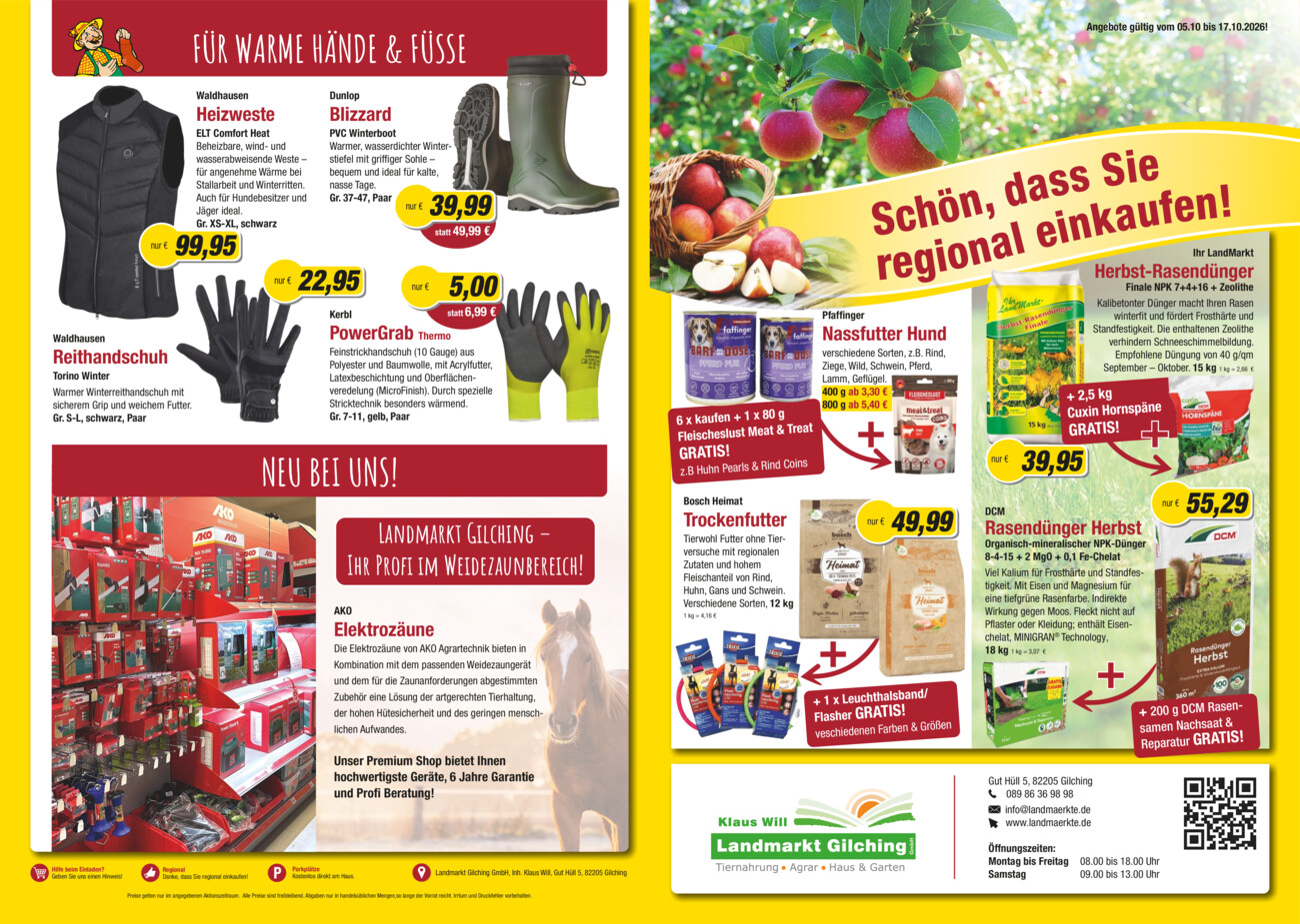 Landmarkt Gilching vom Freitag, 02.10.2026