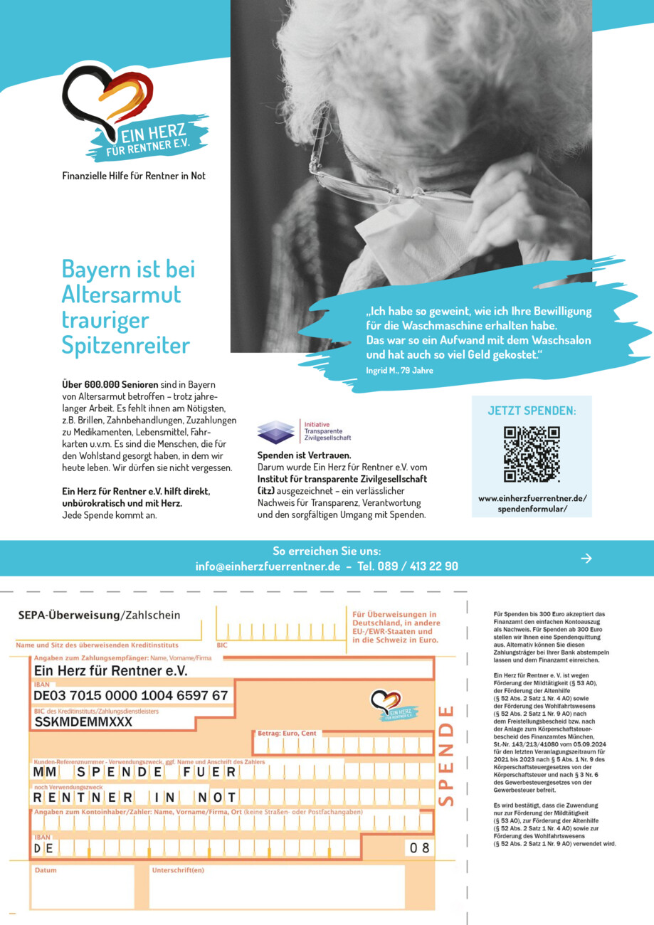 Ein Herz für Rentner vom Freitag, 28.11.2025