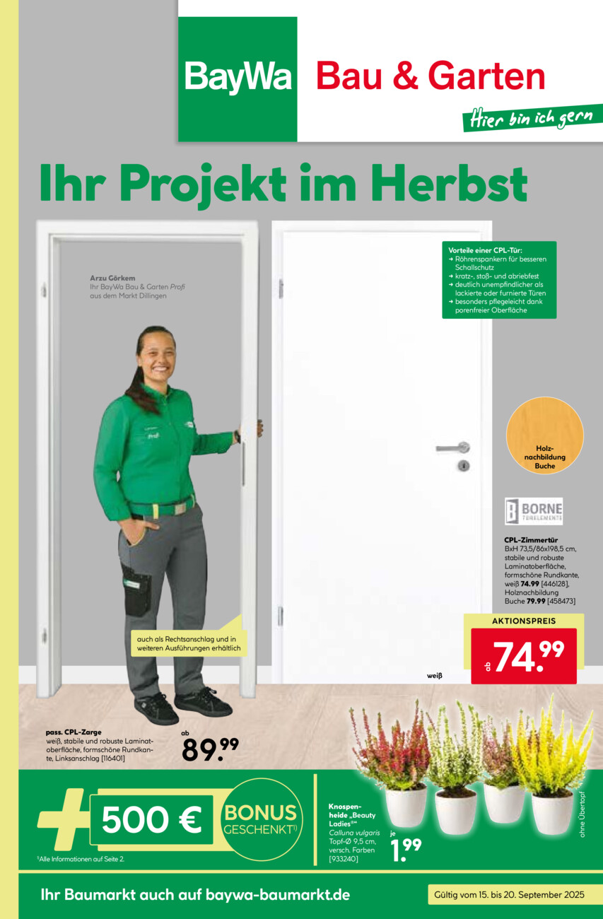 BayWa vom Montag, 15.09.2025