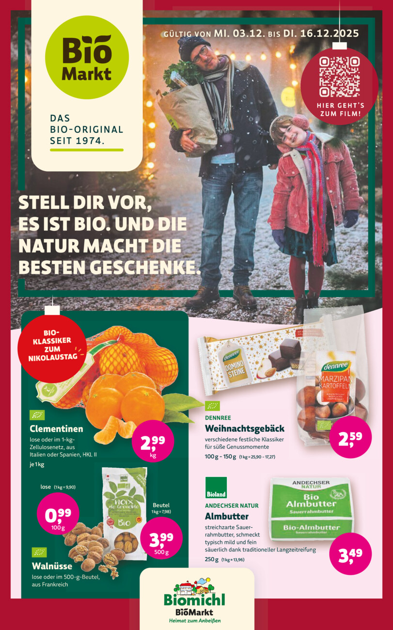 Biomichl vom Dienstag, 02.12.2025