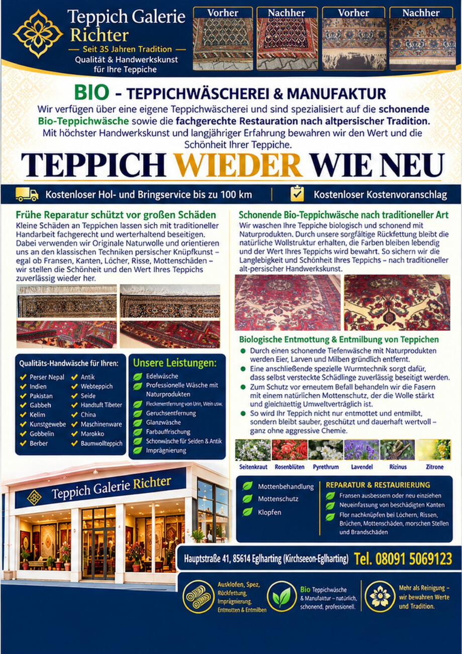 Teppich Galerie Richter vom Montag, 19.10.2026