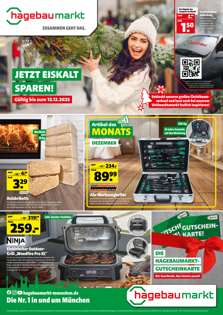 Hagebaumarkt vom Samstag, 06.12.2025