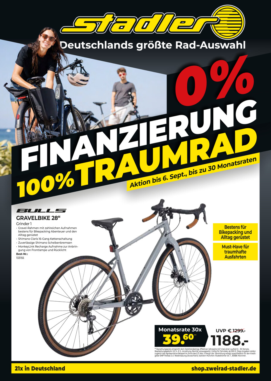 Zweirad Stadler vom Montag, 11.08.2025