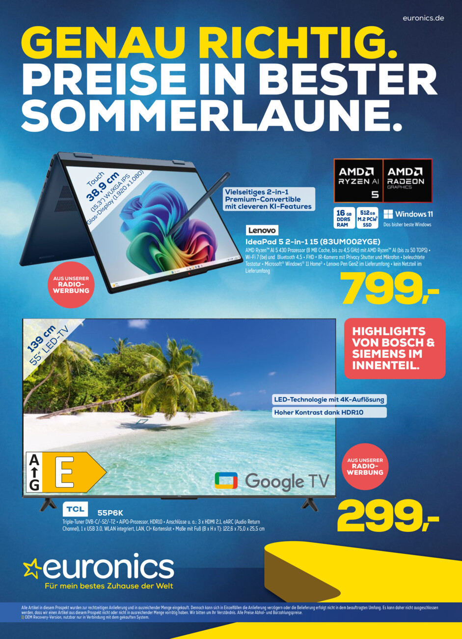 Euronics Prestel vom Donnerstag, 27.08.2026