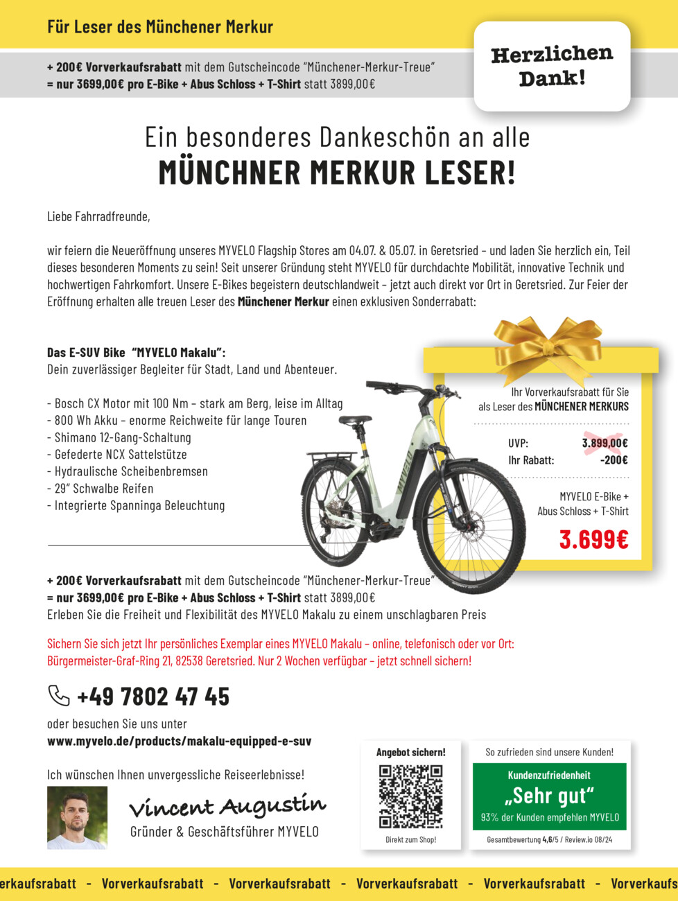 myvélo GmbH vom Freitag, 04.07.2025