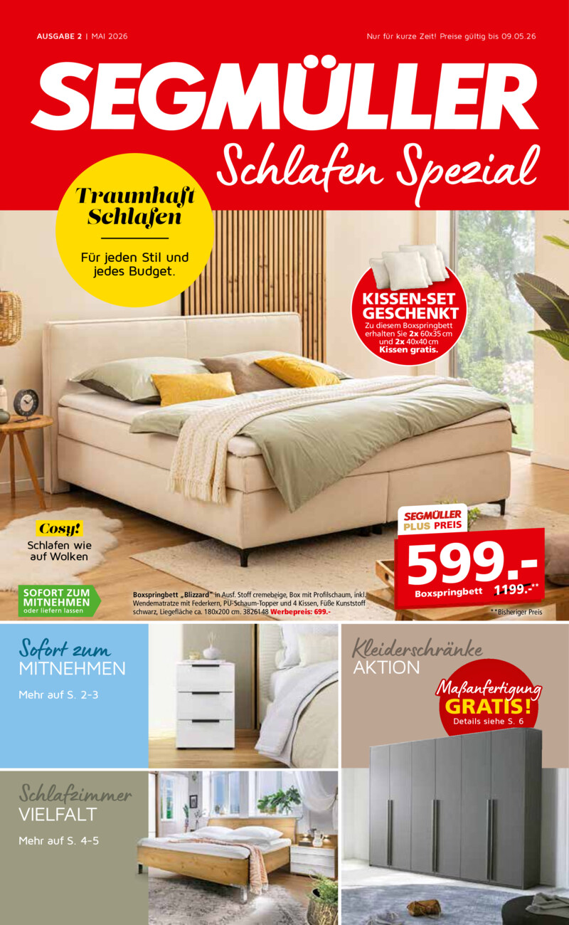 Segmüller 2605SH vom Samstag, 25.04.2026