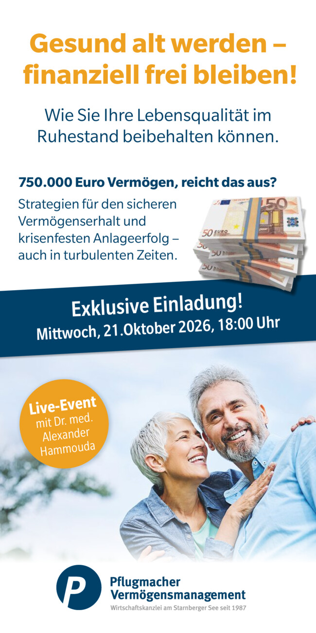 Pflugmacher Finanzberatung vom Samstag, 10.10.2026