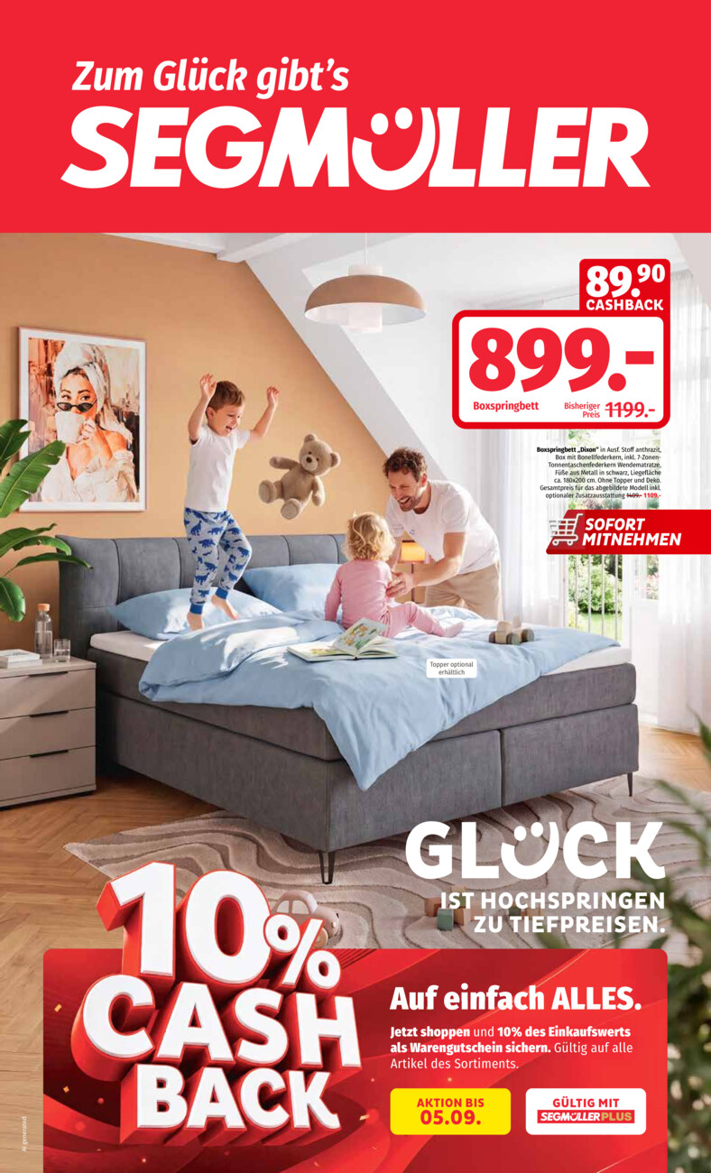 Segmüller 2608GG vom Samstag, 22.08.2026
