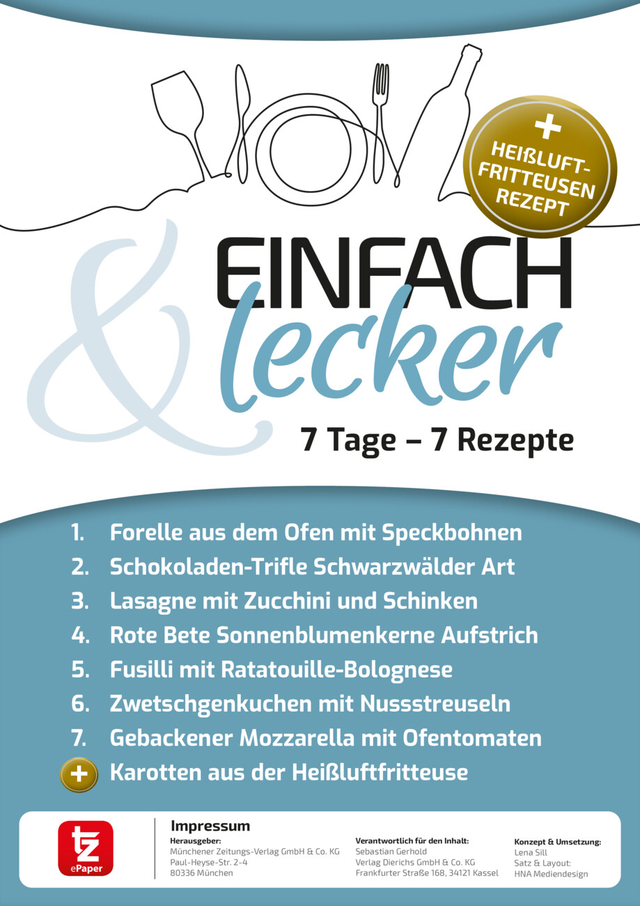 7 Tage – 7 Rezepte  vom Montag, 21.09.2026