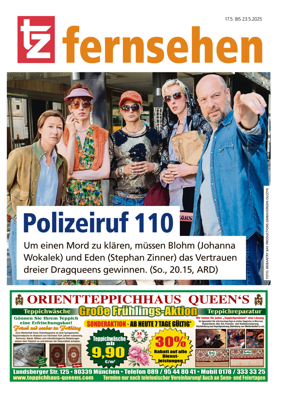 tz-Fernsehmagazin vom Samstag, 17.05.2025