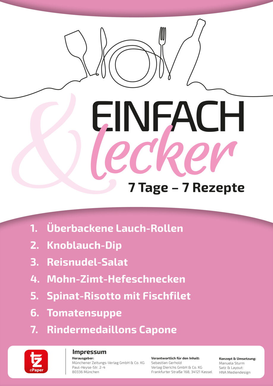 7 Tage – 7 Rezepte  vom Montag, 18.11.2024