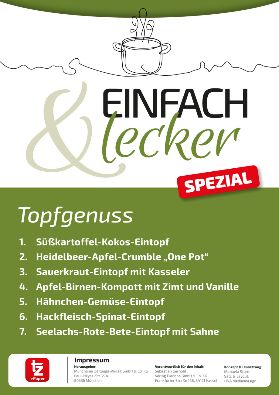 7 Tage – 7 Rezepte vom Montag, 10.11.2025