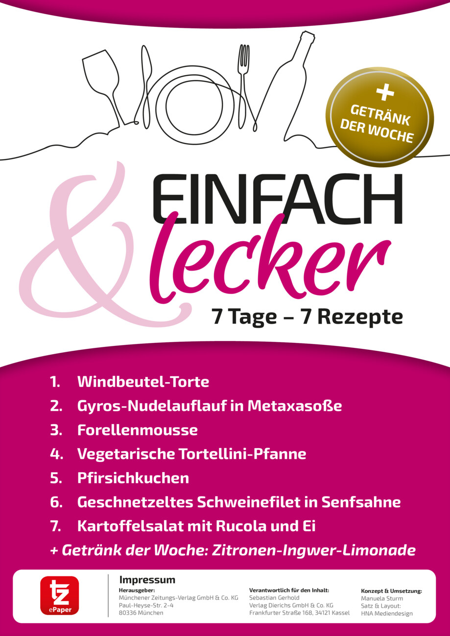 7 Tage – 7 Rezepte  vom Montag, 24.03.2025
