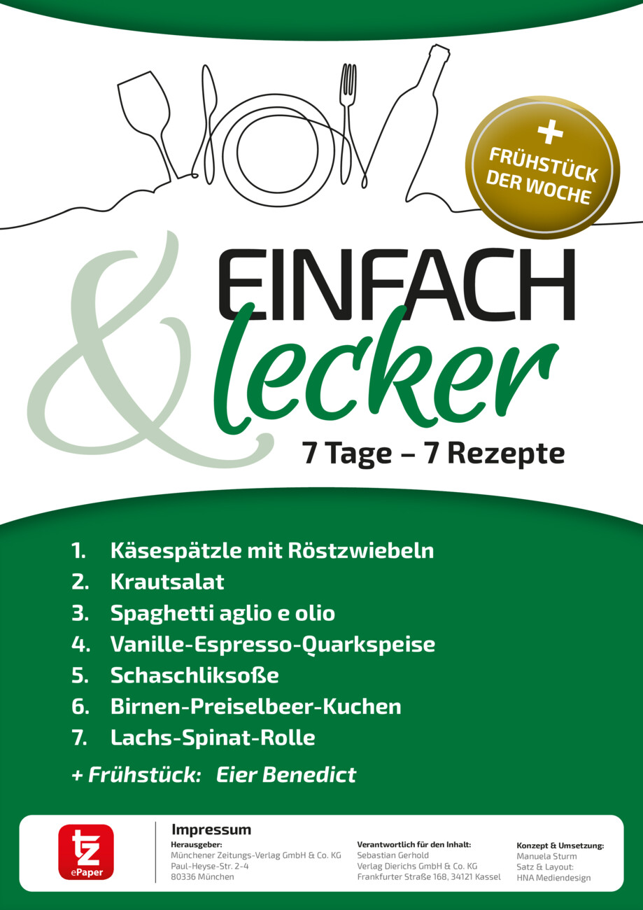  7 Tage – 7 Rezepte vom Montag, 15.09.2025