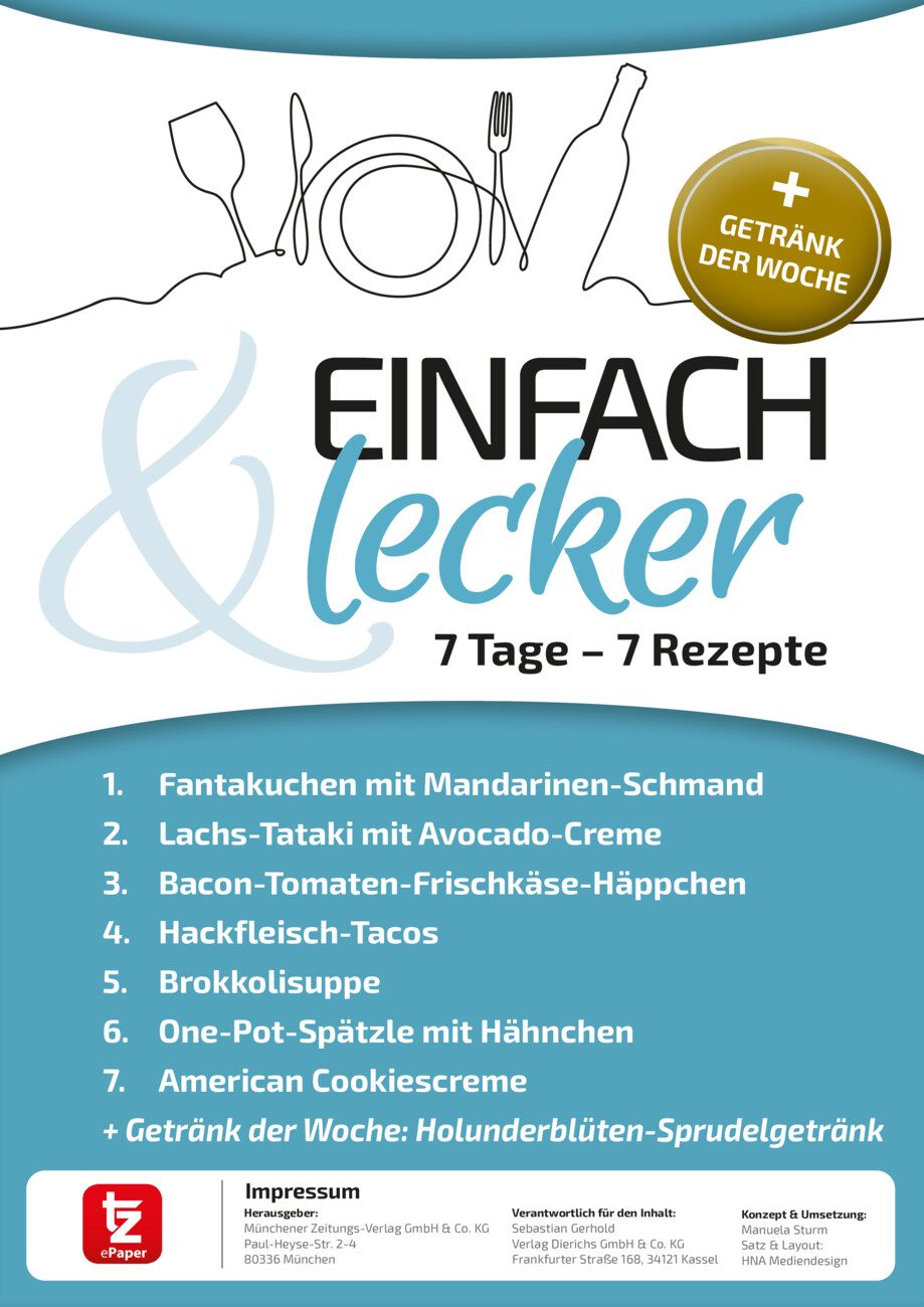 7 Tage – 7 Rezepte vom Montag, 28.04.2025
