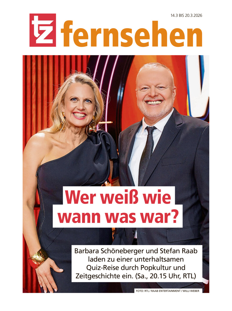 TZ-Fernsehmagazin vom Samstag, 14.03.2026