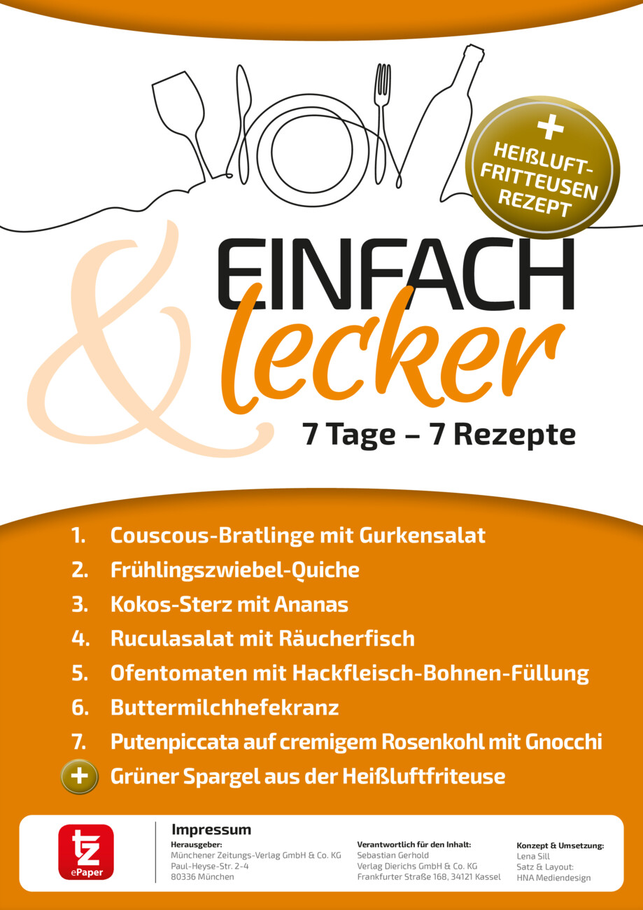 7 Tage – 7 Rezepte  vom Montag, 20.04.2026