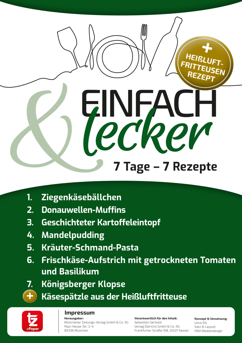 7 Tage – 7 Rezepte  vom Montag, 28.09.2026