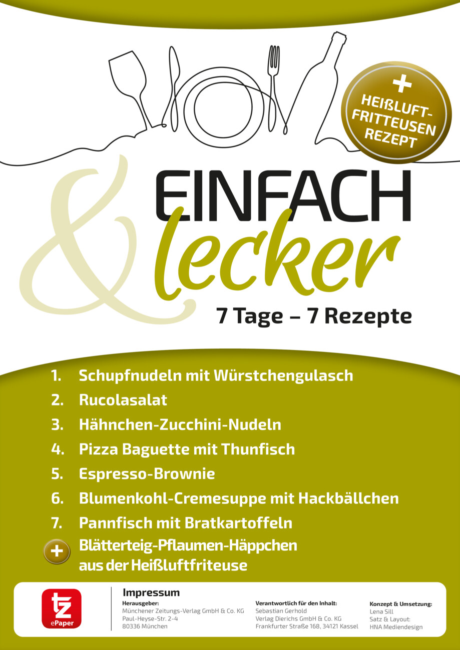 7 Tage – 7 Rezepte  vom Montag, 09.03.2026