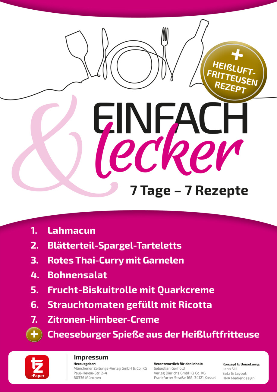 7 Tage – 7 Rezepte vom Montag, 01.06.2026