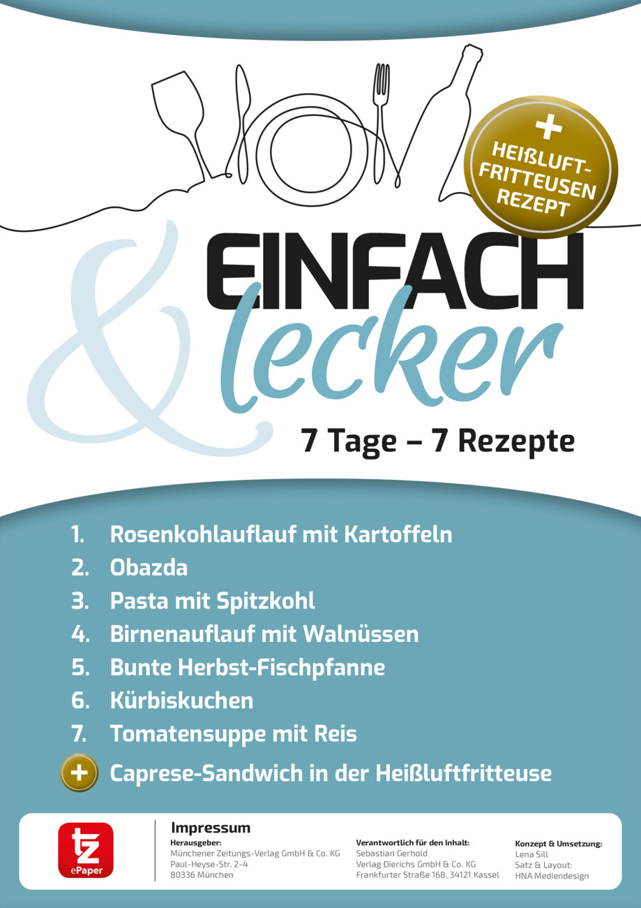 7 Tage – 7 Rezepte vom Montag, 19.10.2026