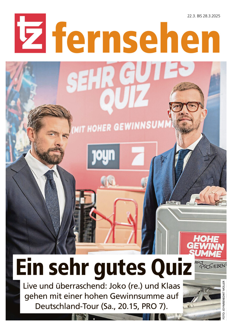tz-Fernsehmagazin vom Samstag, 22.03.2025