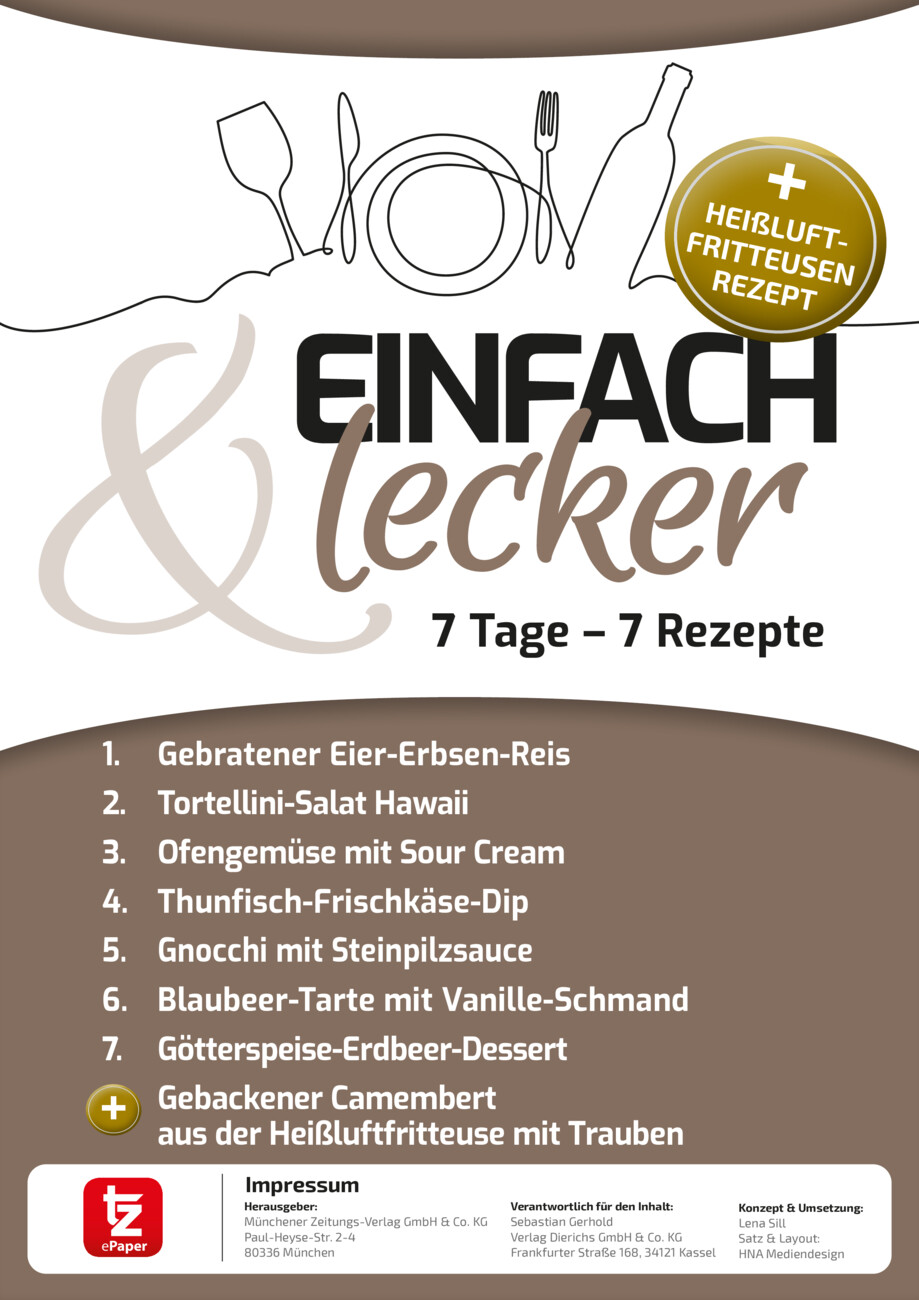 7 Tage – 7 Rezepte  vom Montag, 17.08.2026