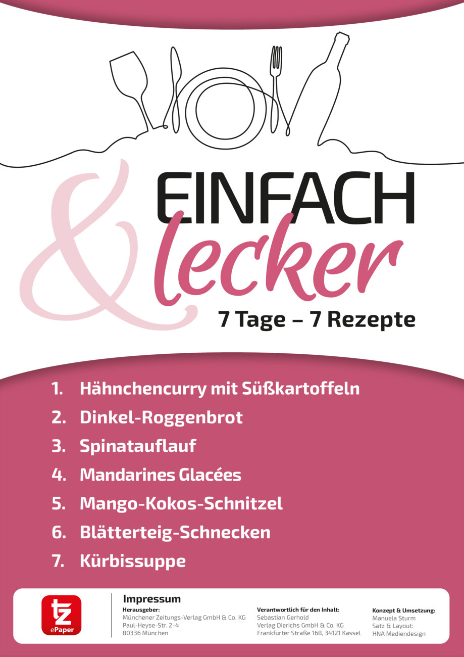 7 Tage – 7 Rezepte  vom Montag, 21.10.2024