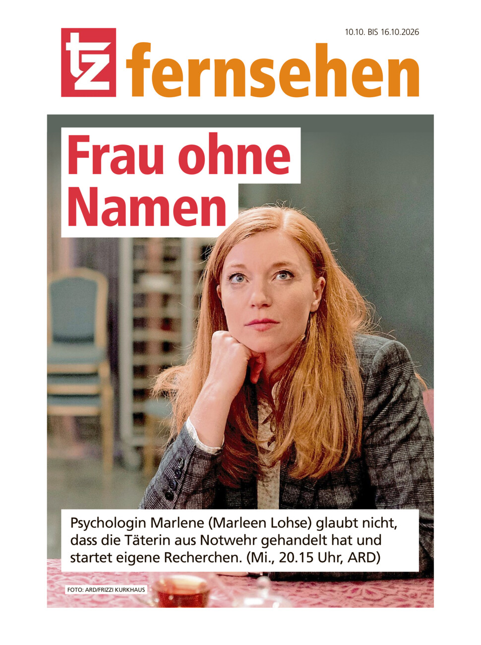 TZ-Fernsehmagazin vom Samstag, 10.10.2026