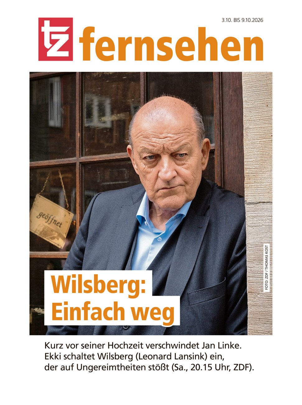 TZ-Fernsehmagazin vom Freitag, 02.10.2026