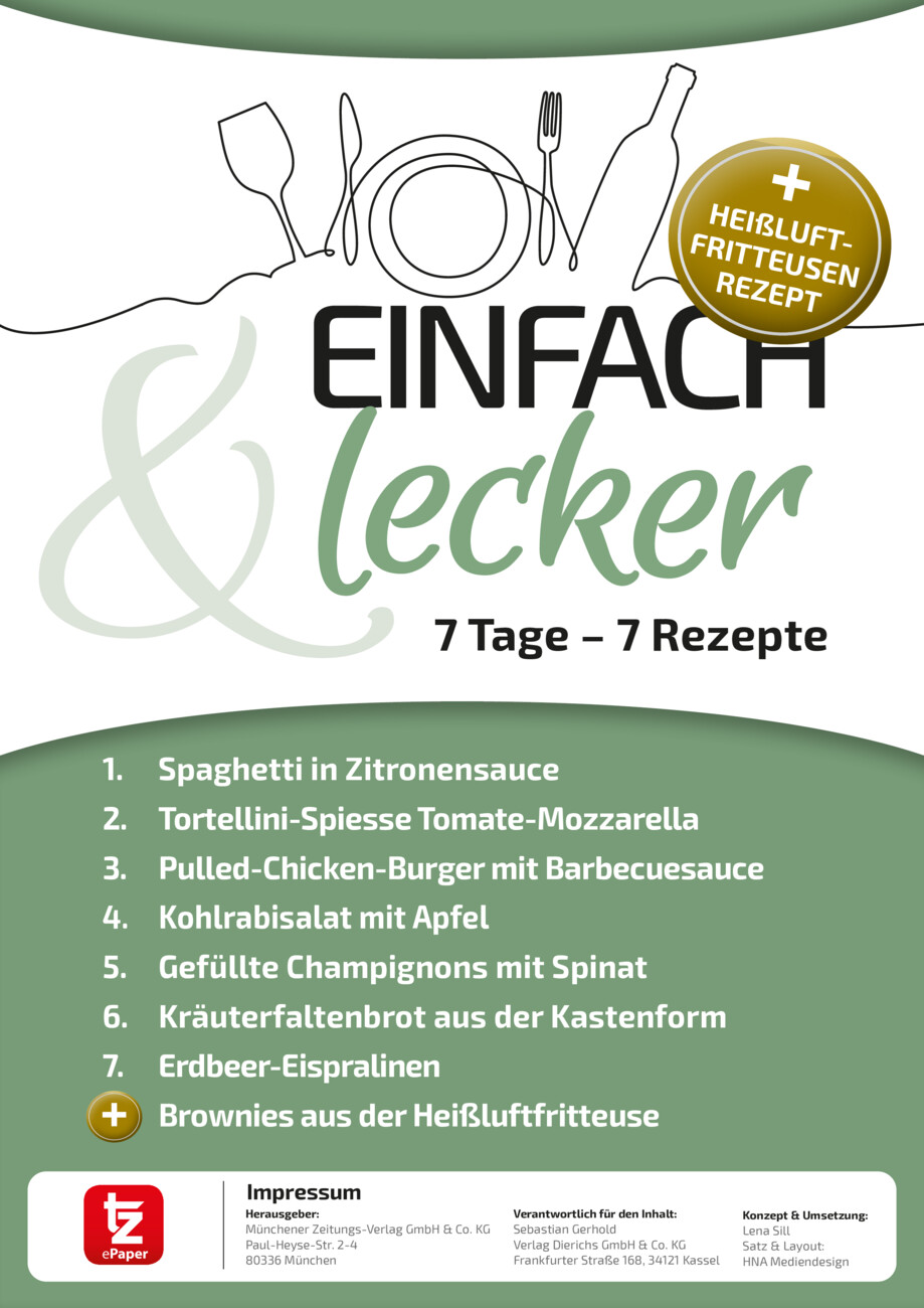 7 Tage – 7 Rezepte  vom Montag, 29.06.2026