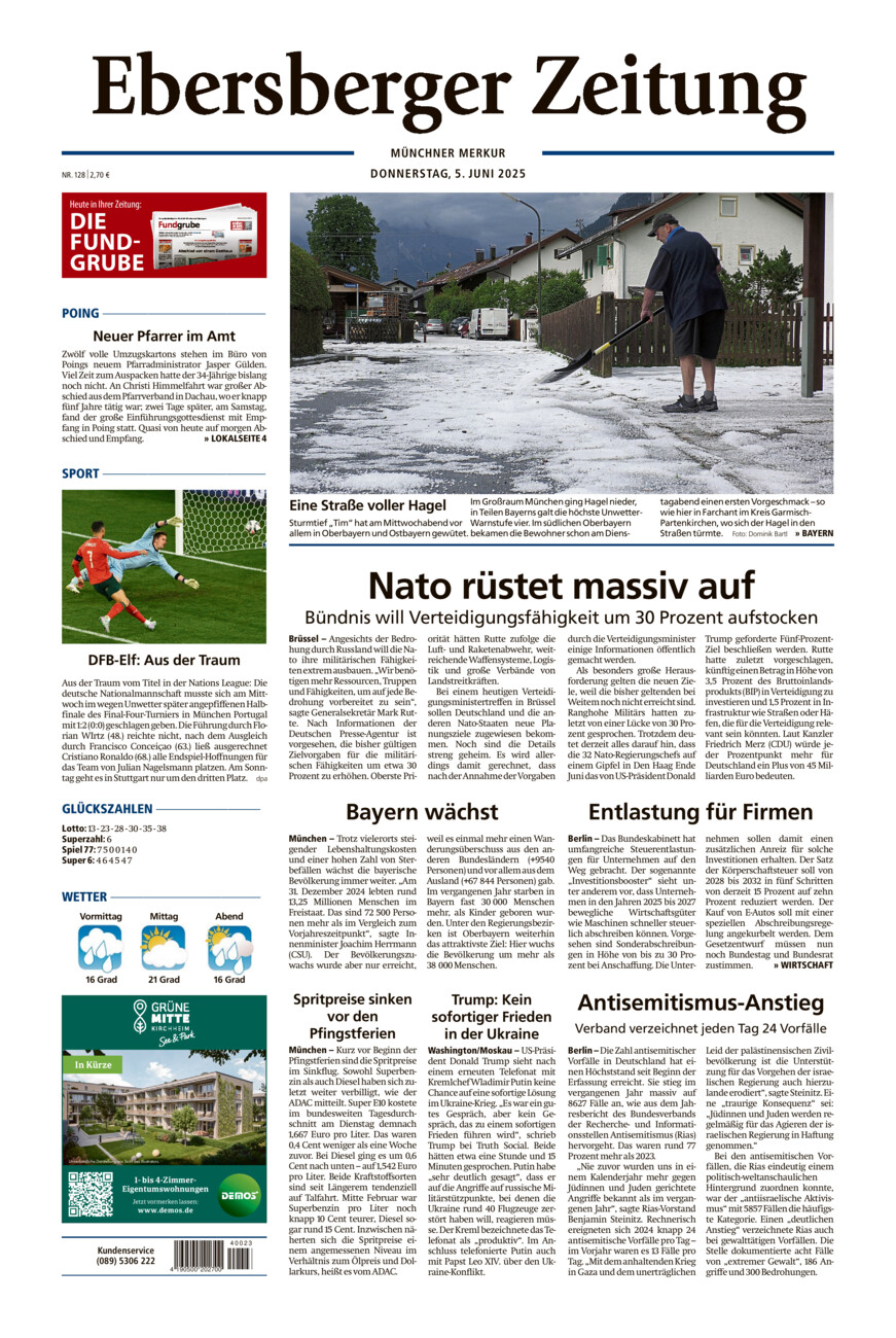 Ebersberger Zeitung vom Donnerstag, 05.06.2025