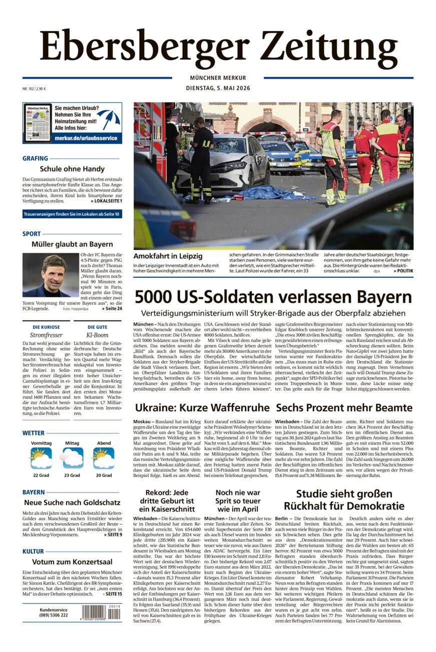 Ebersberger Zeitung vom Dienstag, 05.05.2026