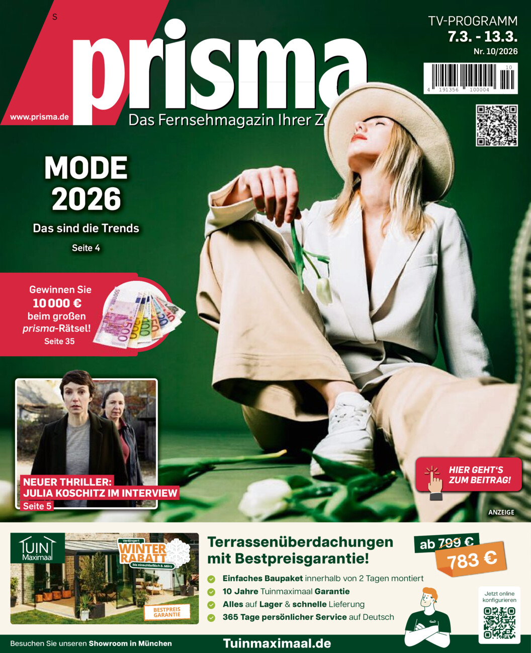 Fernsehmagazin vom Freitag, 06.03.2026