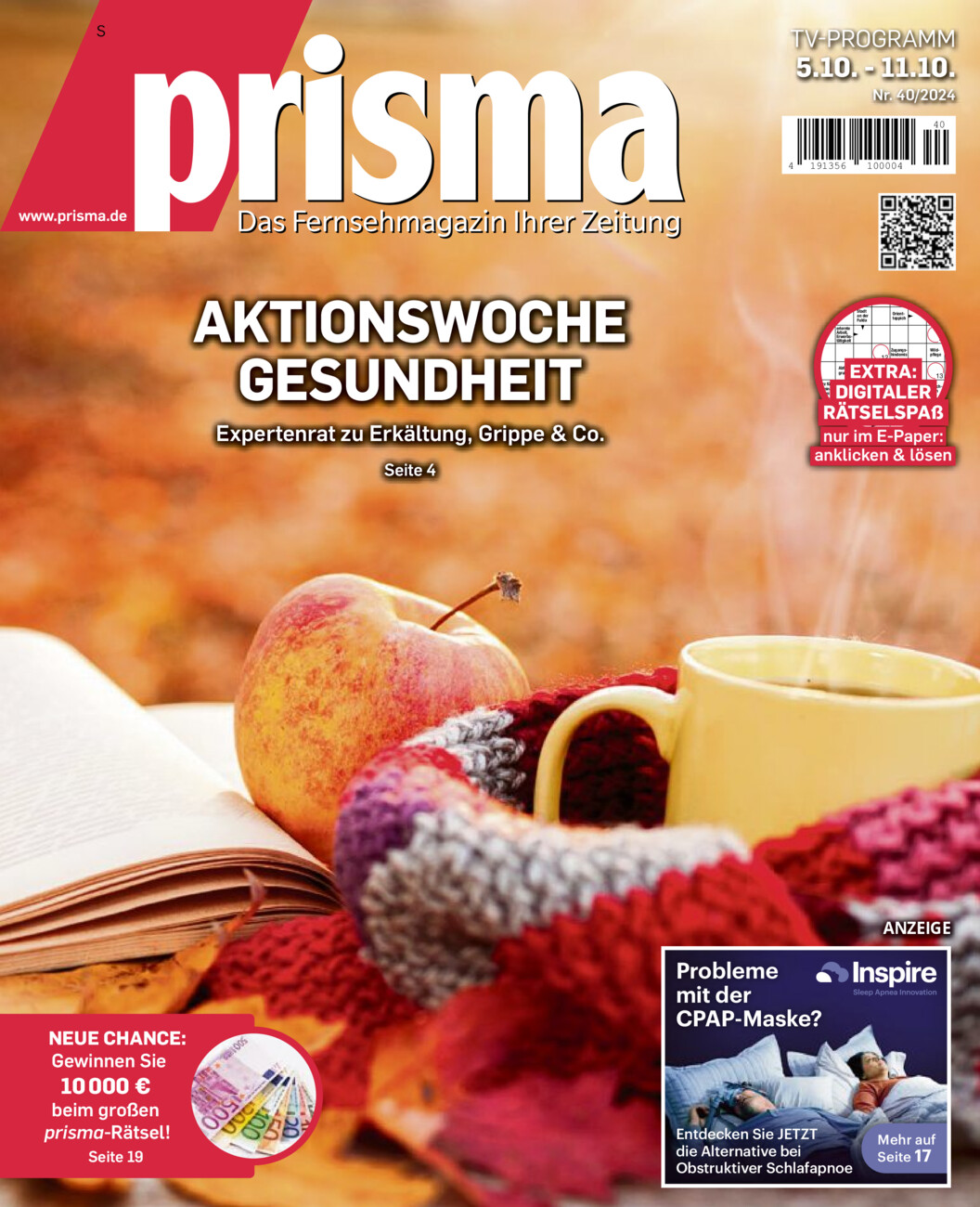 Fernsehmagazin vom Freitag, 04.10.2024