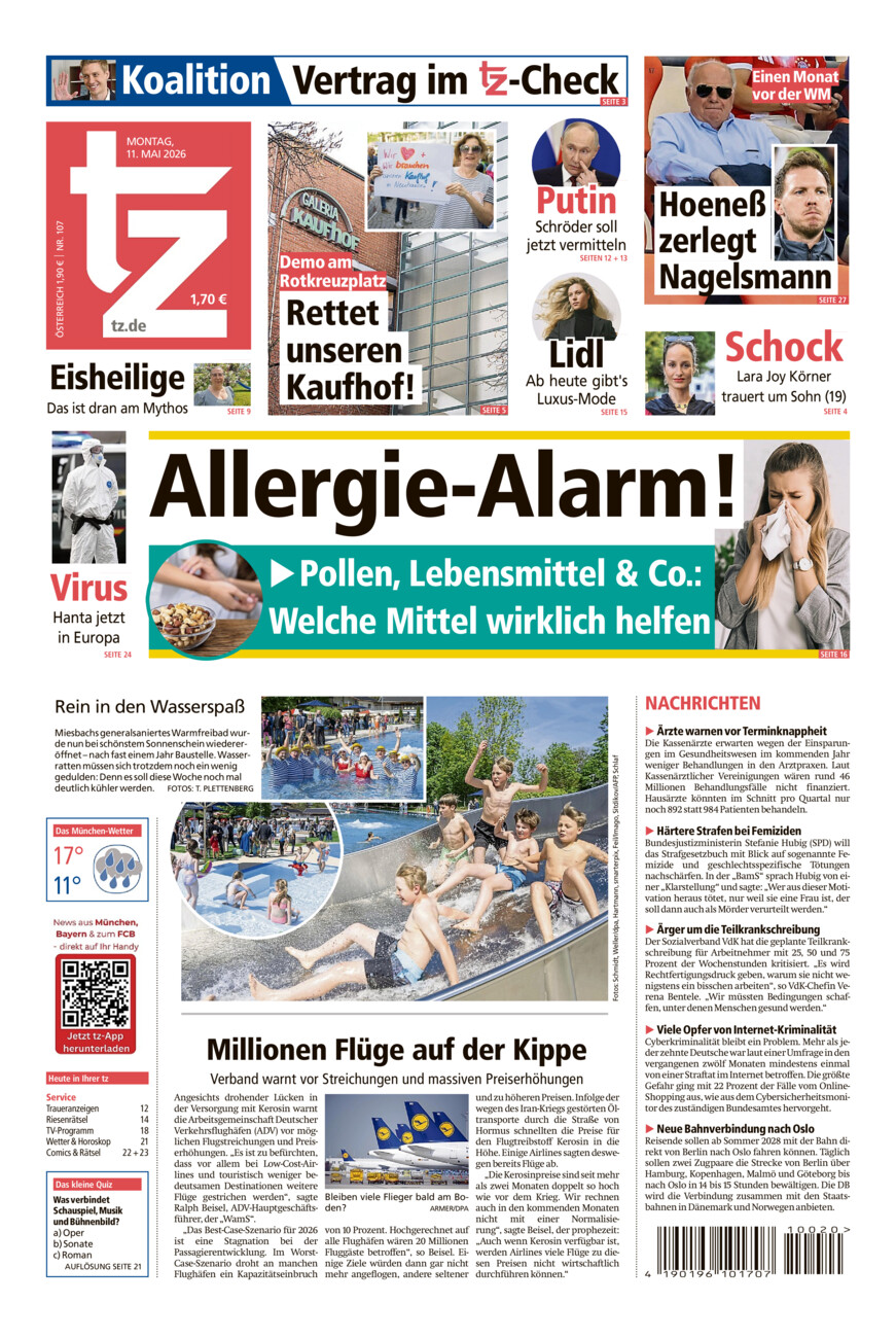 tz vom 11.05. vom Montag, 11.05.2026
