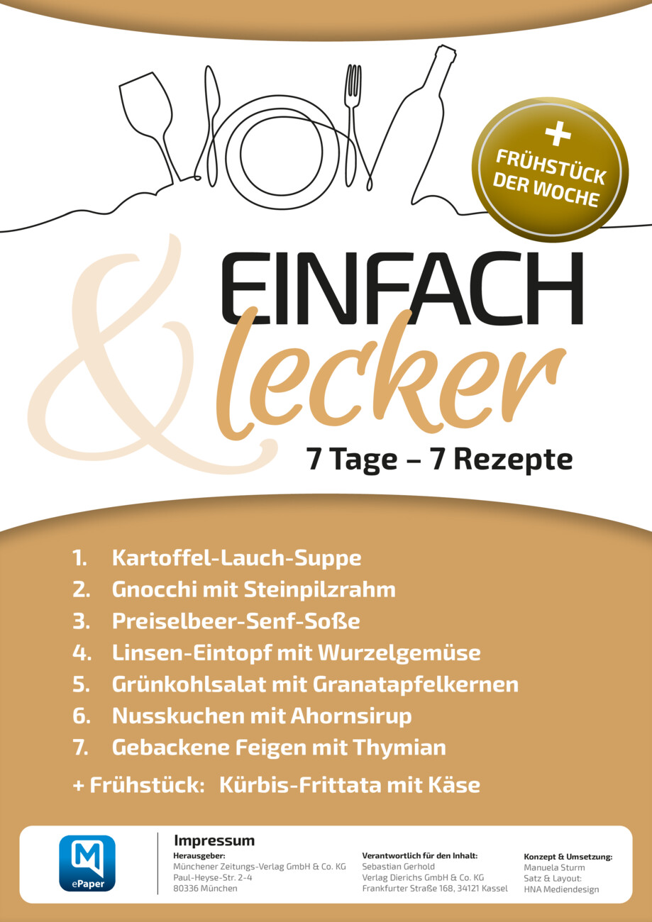 7 Tage – 7 Rezepte  vom Montag, 03.11.2025
