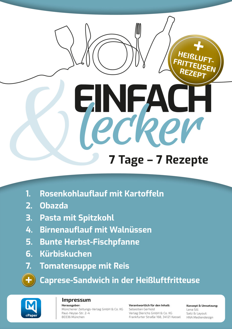 7 Tage – 7 Rezepte vom Montag, 19.10.2026