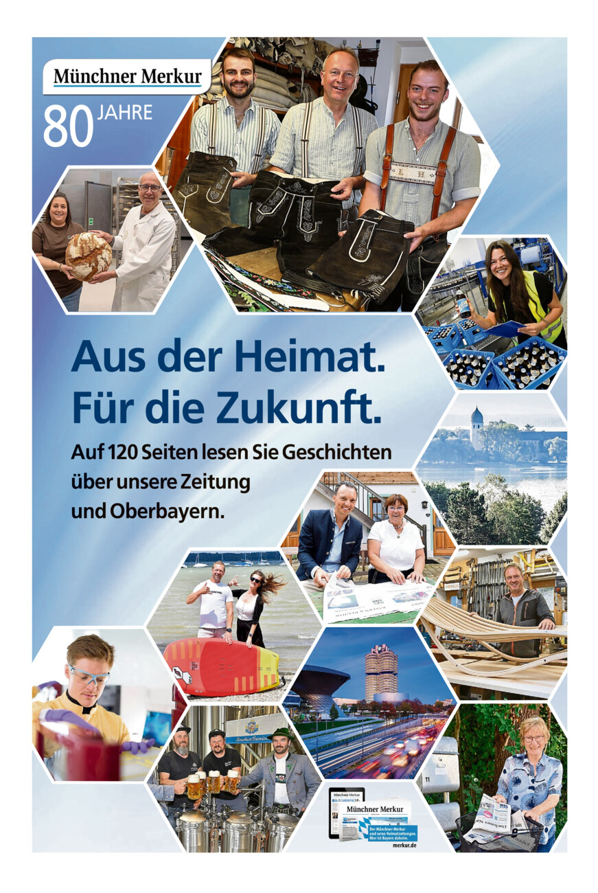 80 Jahre Münchner Merkur vom Freitag, 18.09.2026