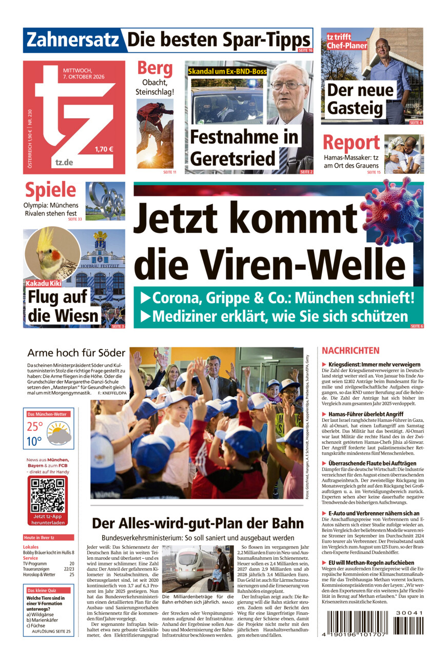 tz vom 07.10. vom Mittwoch, 07.10.2026