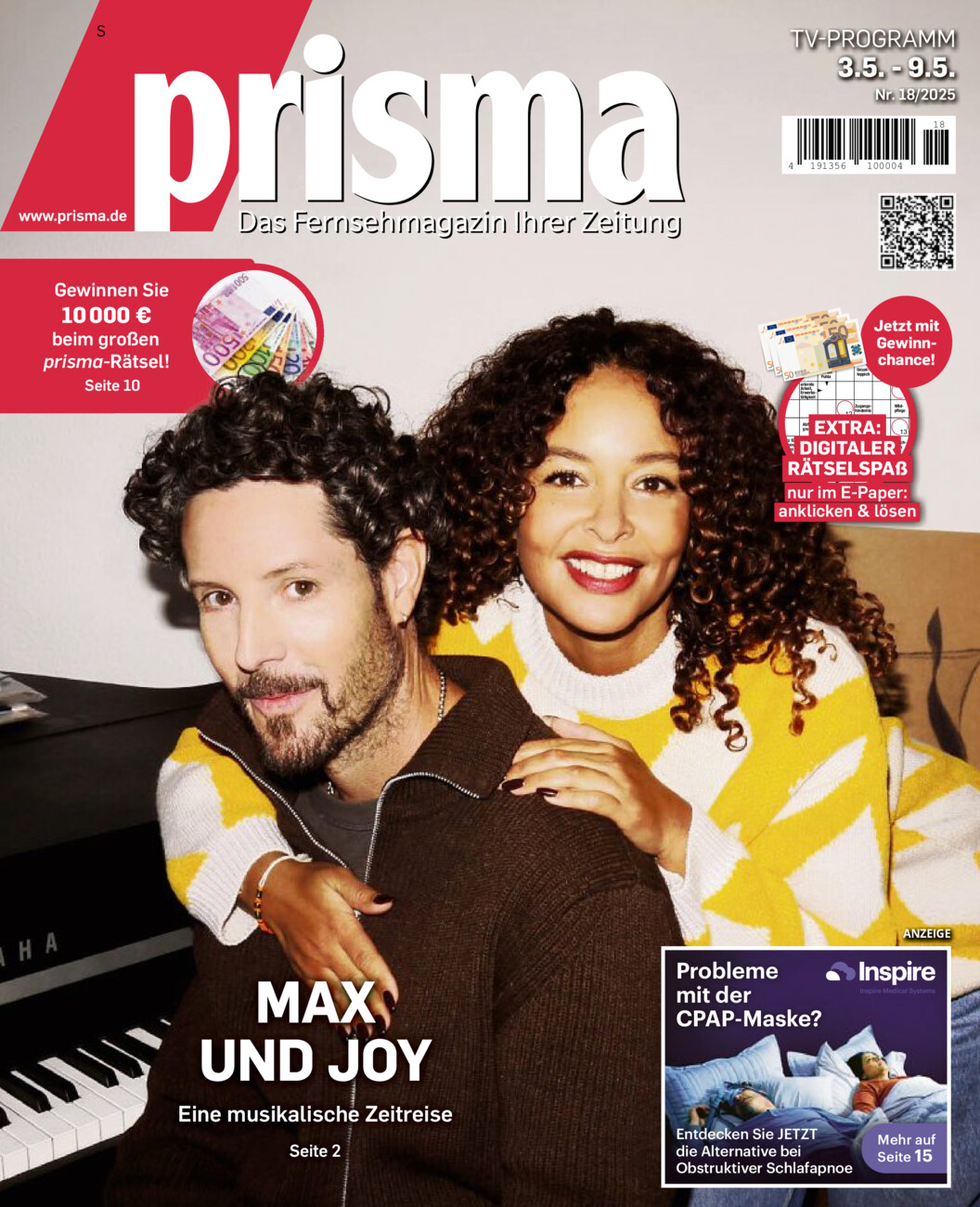 Fernsehmagazin vom Freitag, 02.05.2025