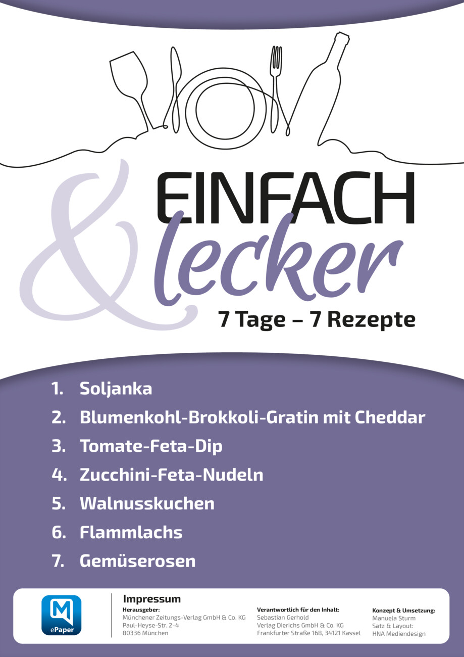 7 Tage – 7 Rezepte vom Montag, 30.09.2024