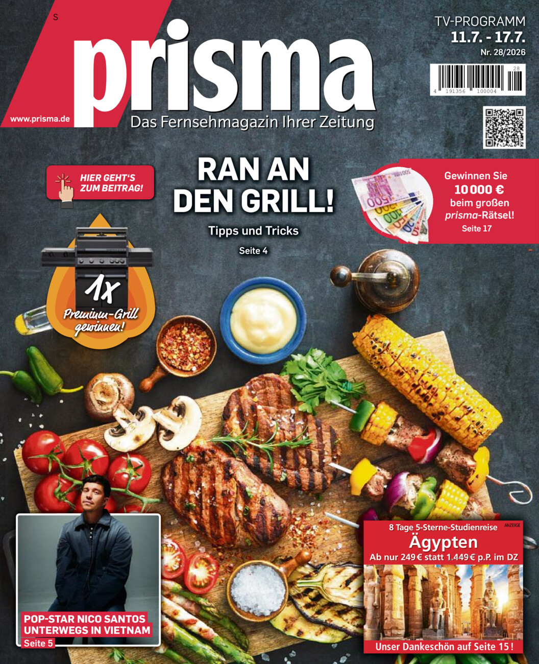 Fernsehmagazin vom Freitag, 10.07.2026