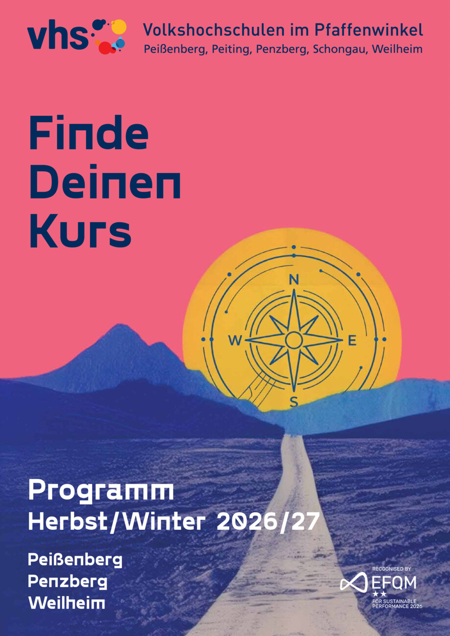 VHS Programmheft Herbst vom Freitag, 11.09.2026