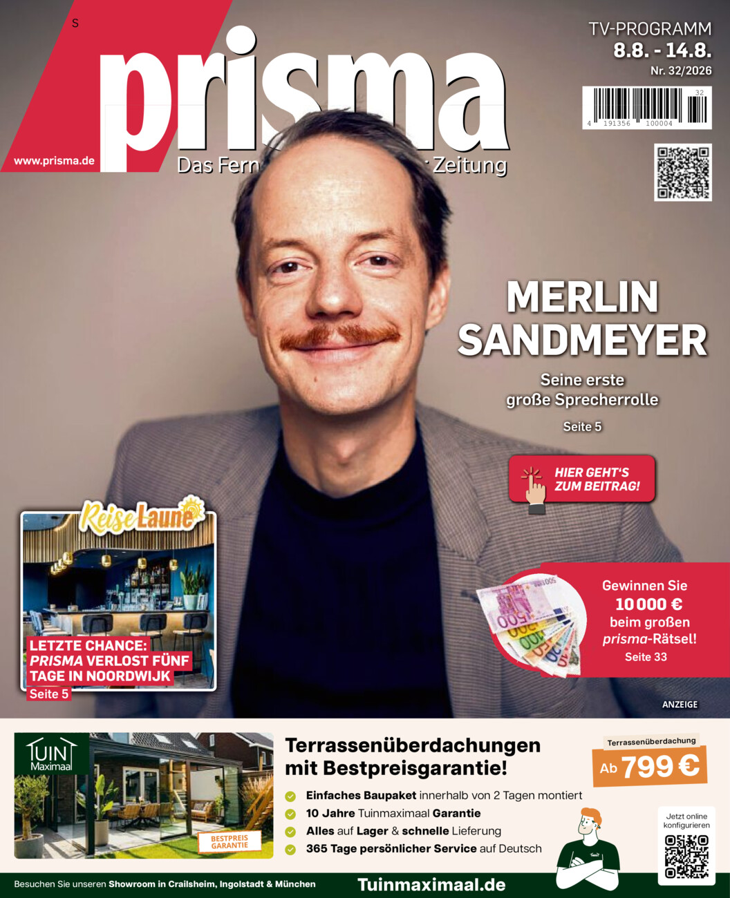 Fernsehmagazin vom Freitag, 07.08.2026