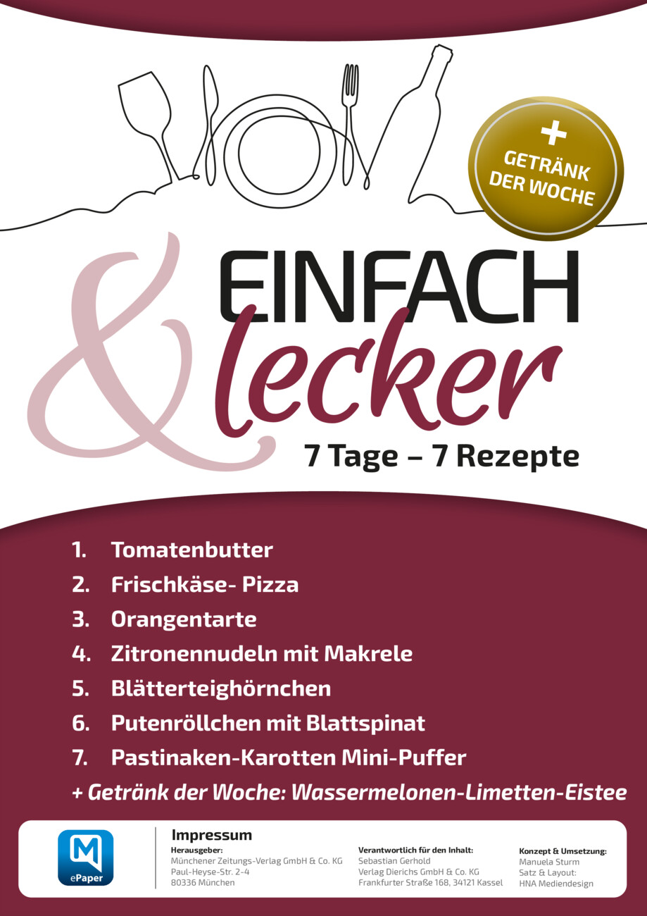 7 Tage – 7 Rezepte vom Montag, 23.06.2025