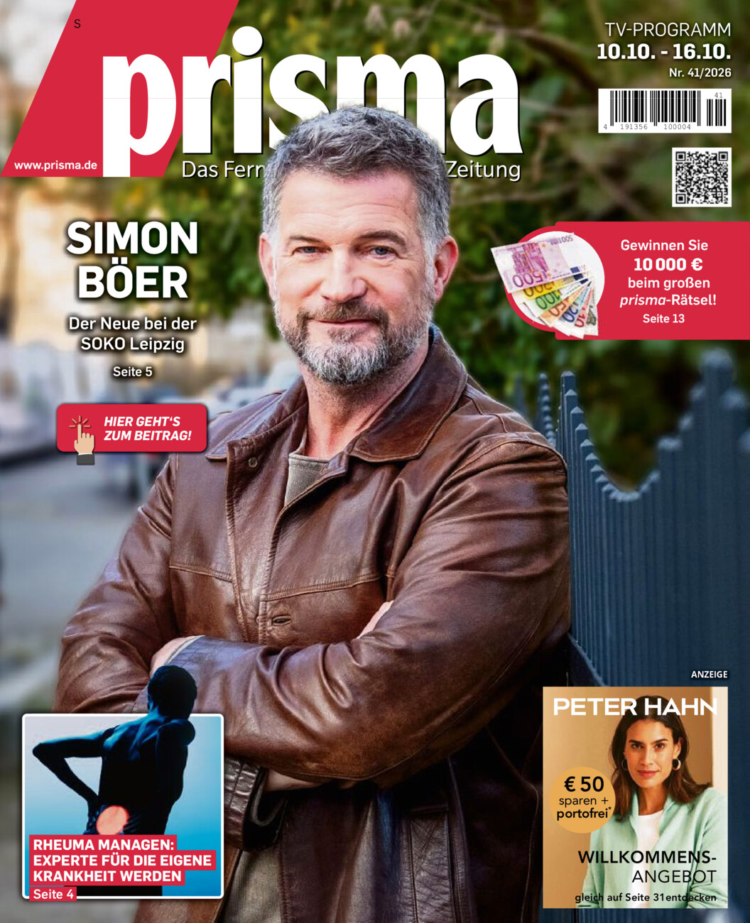 Fernsehmagazin vom Freitag, 09.10.2026