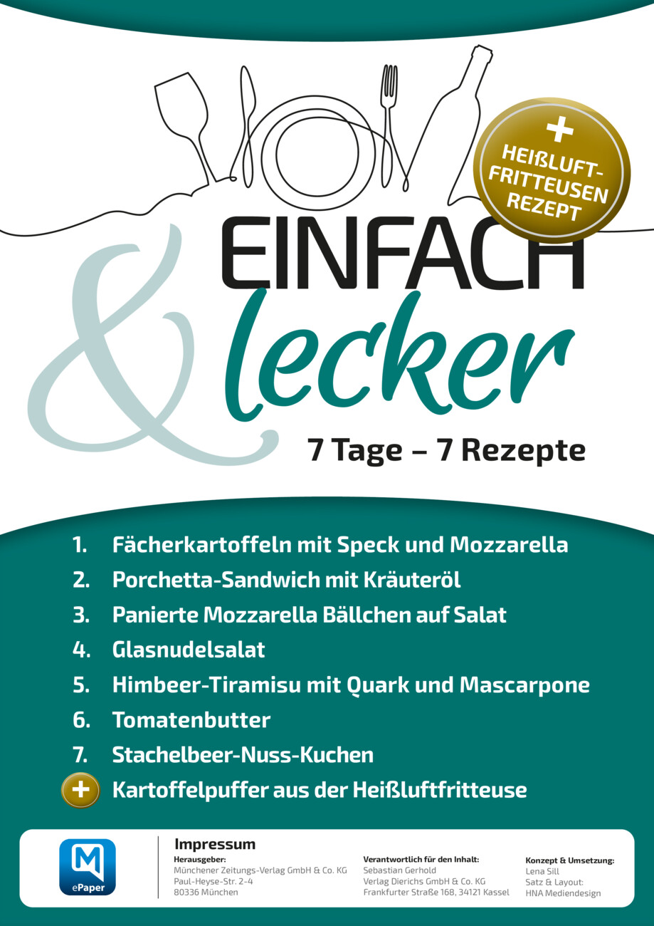 7 Tage – 7 Rezepte  vom Montag, 13.07.2026