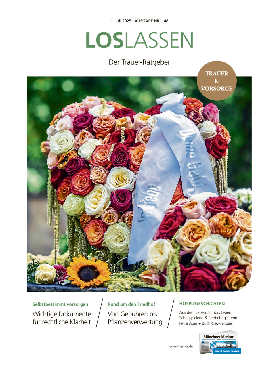 Trauer-Ratgeber vom Dienstag, 01.07.2025
