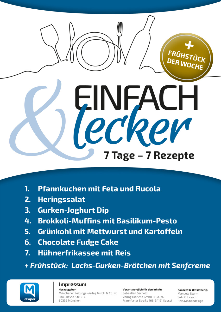 7 Tage – 7 Rezepte  vom Montag, 20.10.2025